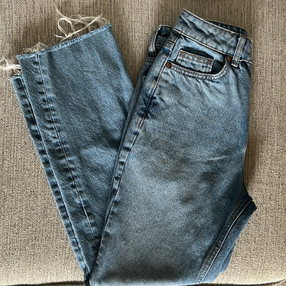 Mango Irene High-Waisted Straight Leg Pants